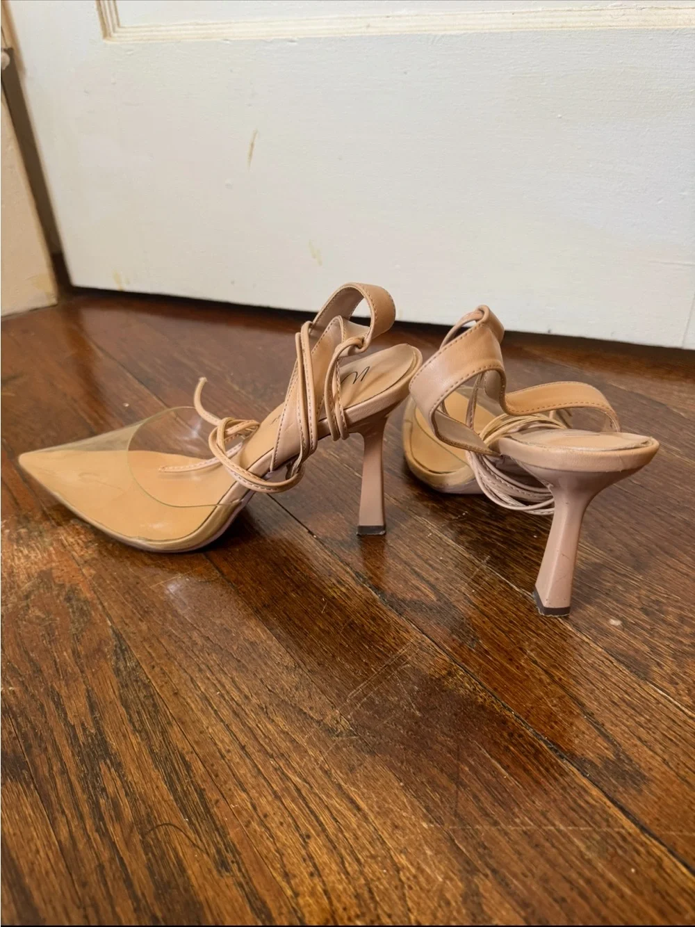 Clear toe heel